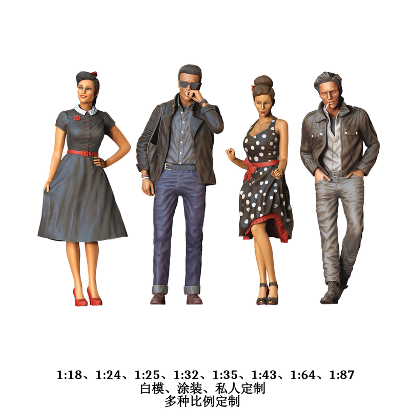 Rock Style Retro Era 1/64 Scale Various Scale Scene Diorama Garage Film Props Miniature Model