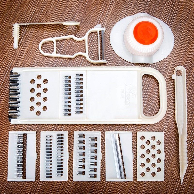 Vegetable slicer planing machine Peeling Planter Cut planemaker Chopped Potatoes mashed potatoes Bean Silk Inserts vegetable Kitchen Wipe Silk Gouging Supplies Green Melon