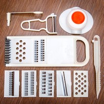 Vegetable slicer planing machine Peeling Planter Cut planemaker Chopped Potatoes mashed potatoes Bean Silk Inserts vegetable Kitchen Wipe Silk Gouging Supplies Green Melon