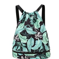 Beam Light Draw Rope Double Shoulder Bag Woman Dry Wet Separation Swim Bag Waterproof Containing Bag Sports Fitness Backpack Man Pocket