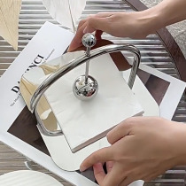 European light luxury hotel exhibition hall desktop metal fixed-point paper towel holder ornaments creative soft decoration home crafts ornaments