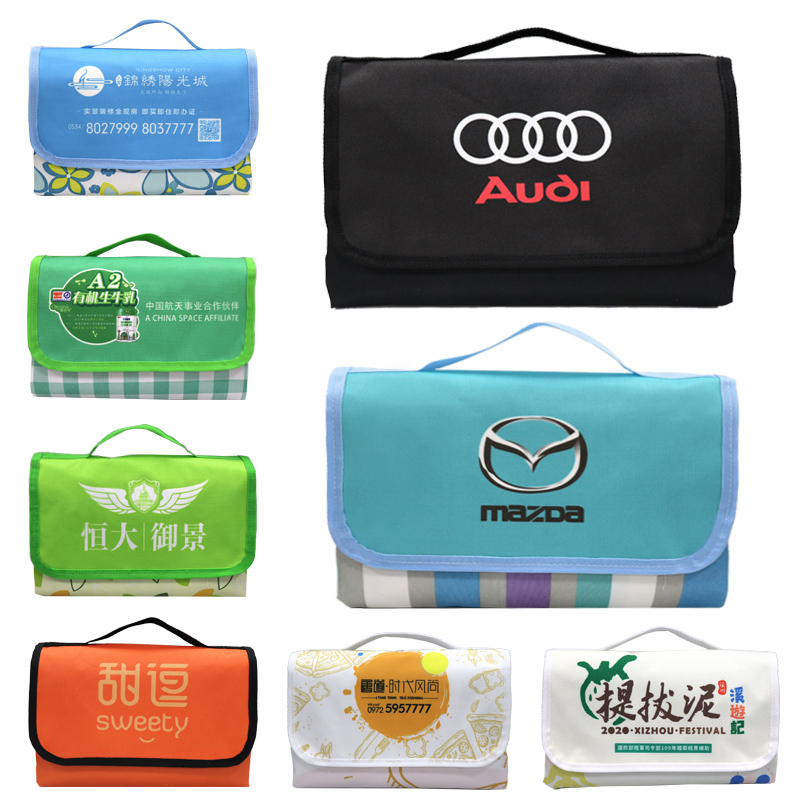 Picnic cloth customized waterproof beach mat outdoor picnic mat moisture-proof mat thick spring swimming floor mat portable custom logo