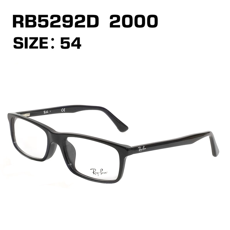 Genuine Rb5292D Square Frame Myopia Glasses Frame for Men and Women, Black Optical Frame, Hot-Selling Big Brand with High Nose Pads Genuine Rb5292D Square Frame Myopia Glasses Frame for Men and Women, Black Optical Frame, Hot-Selling Big Brand with High Nose Pads