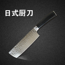 Flat head Japanese-style Malaysia pattern chef knife kitchen cutting meat knife cooking knife western-style chef knife sushi knife light