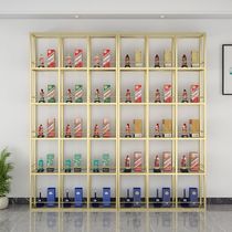 Tempered glass wine cabinet display rack floor-standing wine rack liquor cabinet foreign wine beer display cabinet floor-standing wall-mounted luminous rack