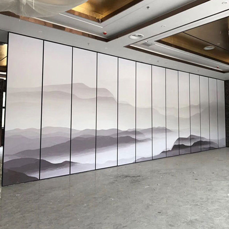 Hotel Activity Partition Wall Hotel Bag Compartment Folding Partition Office Soundproof Screen Ramen Moving Partition Wall