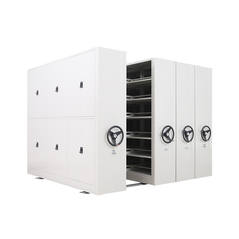 Shuanghong dense rack file cabinet steel file room dense data cabinet manual dense rack per cubic meter