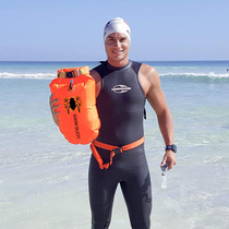 Double habitat with fart swimming bag sports bag Outdoor waterproof storage bag Buoyancy worm summer drifting bag artifact customization