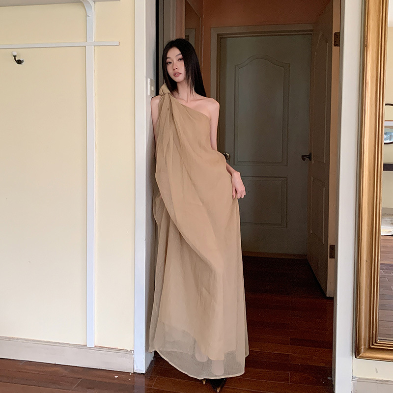 Yoyo Home Yoyo LAOSHU Wasteland Style Egyptian Dune Skirt Desert Long Skirt New Chinese Style Outfit Dress Vacation