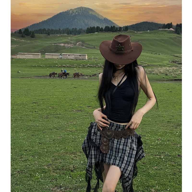 Xinjiang, Northern Xinjiang, Inner Mongolia Grassland, Sichuan-West Travel Outfit, Dress, Northwest Wasteland Style, Qinghai-Gansu Grand Loop Route, Women