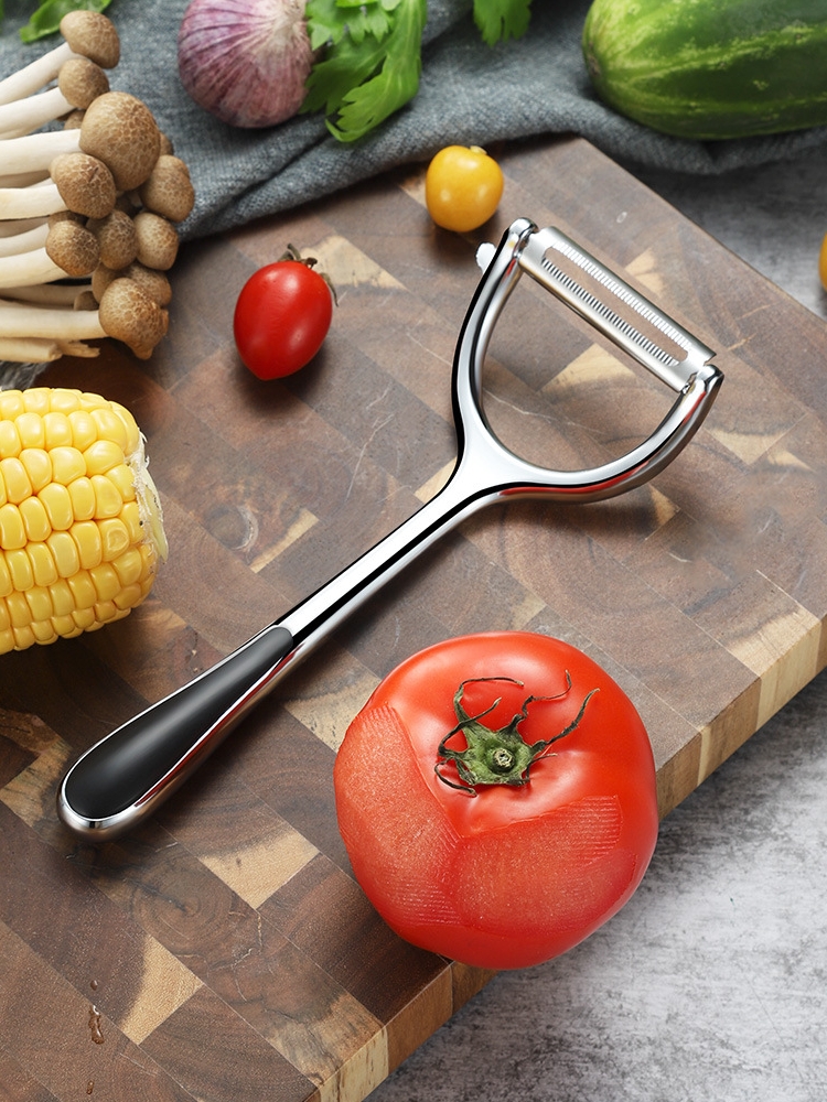 Multifunctional potato peeler artifact Stainless steel peeler knife Tomato scraper Kitchen melon and fruit planer fruit peeling knife