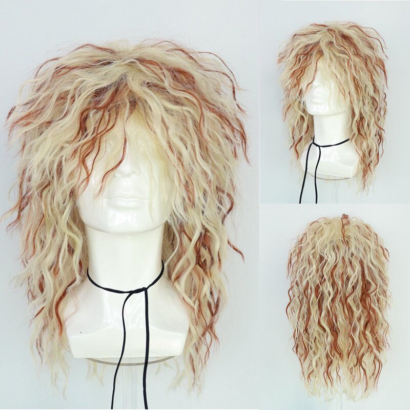 80S Retro Punk Rock Layered Wig with Messy Highlights Shein Amazon Temu Cross-Border in Stock 80S Retro Punk Rock Layered Wig with Messy Highlights Shein Amazon Temu Cross-Border in Stock