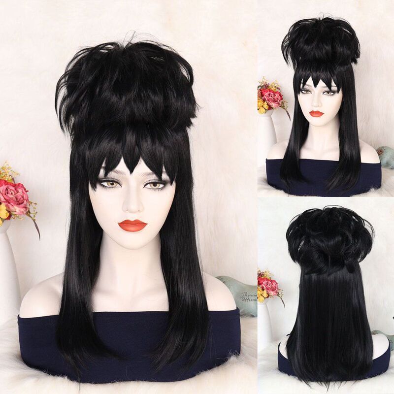 Beetlejuice Master of the Underworld Lydia Deetz Cosplay Anime Wig
