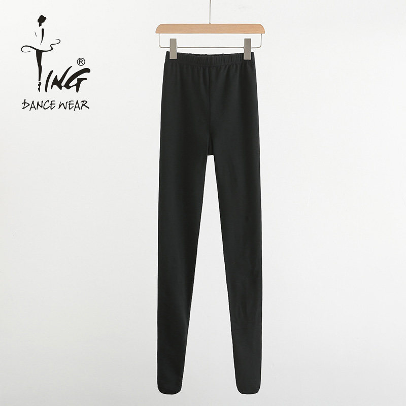 Chen Ting Professional Ballet Dancer Men's Pure Cotton Tight Fit Dance Ballet Pants Guys are even leggings in black