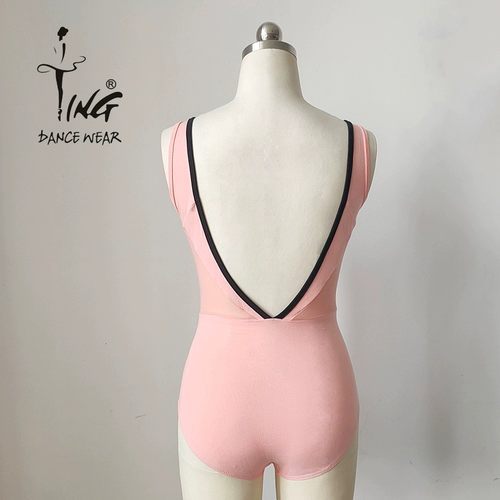 陈婷 Балет соединяющий женский жилет хлопковой сетка сетка сетки с практической одеждой, детское куриное сердце, танцующая одежда