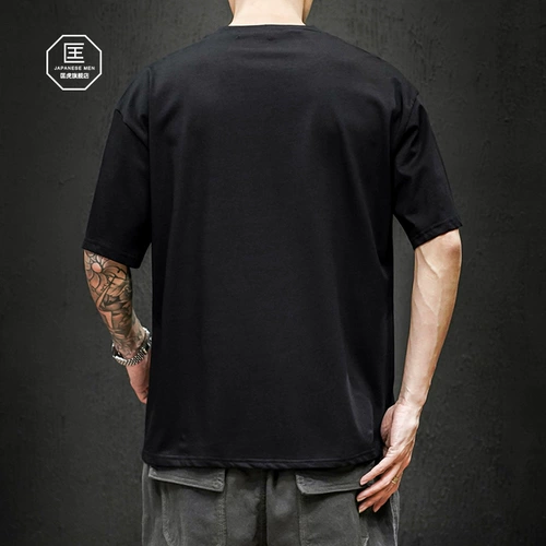 Летний мультяшный динозавр, трендовая футболка с коротким рукавом в стиле хип-хоп, большой размер