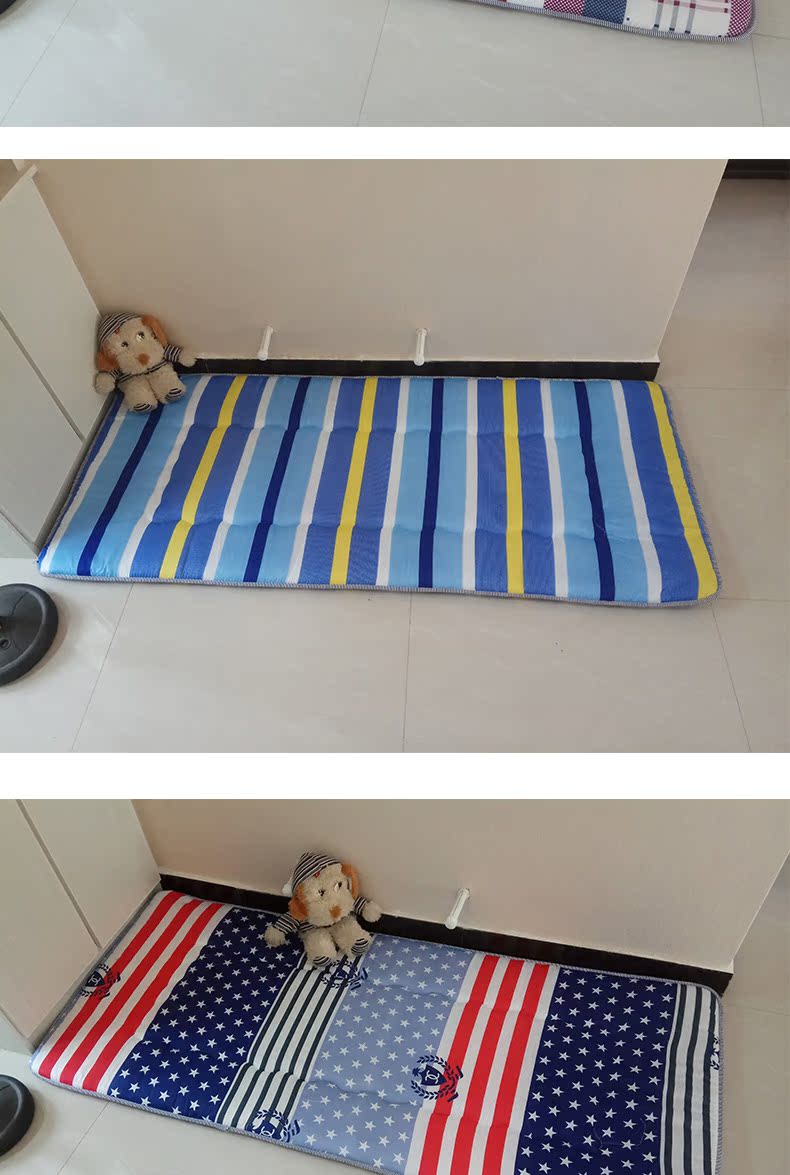 Anti-mite nệm nệm sinh viên dày ấm ký túc xá nệm đơn nệm pad là phòng ngủ overstuffed - Nệm đệm sưởi điện