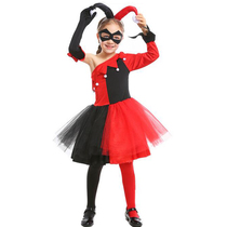 Children Halloween Clown Girl Harry Quinn Harley Quinn cosplay Movie cosplay cosplay Costume