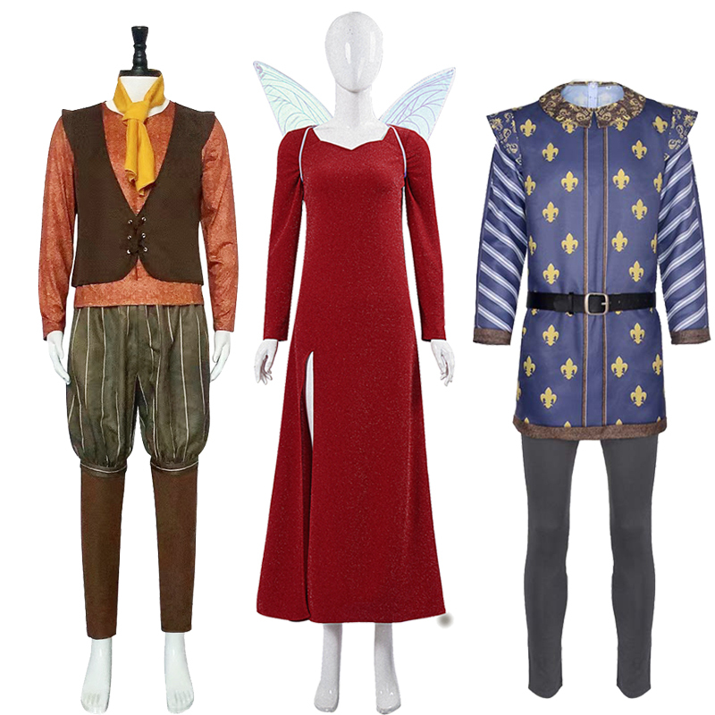 Halloween Party Shrek Gnome Monster Prince Charming Cos Costume Red Fairy Godmother Dress Halloween Party Shrek Gnome Monster Prince Charming Cos Costume Red Fairy Godmother Dress