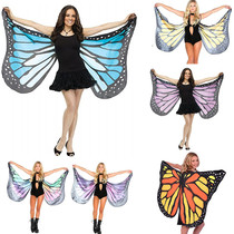 Kindergarten Teacher Parents Dance Performance Strap Butterfly Cloak Butterfly Co Belly Dance Butterfly Wings