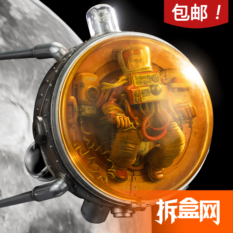 Damtoys Coal Mine Black Dog Endless Journey Astronaut Sputnik 1 1/12 Scale Figure in Stock on the Unboxing Website