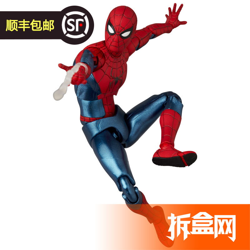 In-Stock Mafex Spider-Man Heroes No Way Home New Red and Blue Suit Dutch Brother Marvel Action Figure