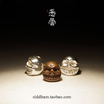  Xitan~Copper copper corpse mandolin Master disciple beads with beads separated beads Bodhi hand string 108 Buddha beads DIY accessories