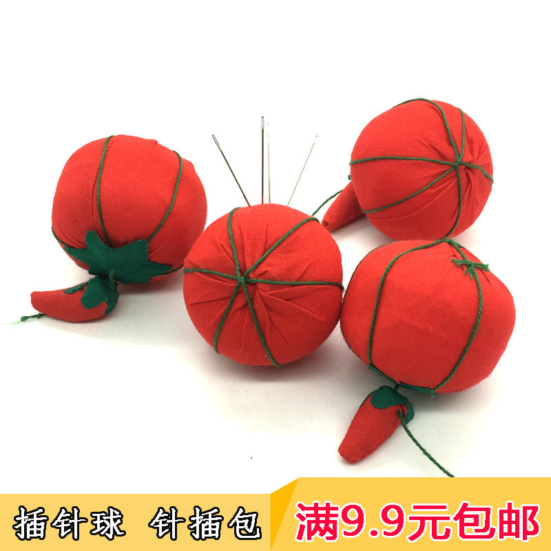 Tomato foam handmade needle lace needle insert bag Cross stitch needle bead needle insert anti-drop needle kit