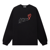 (Same style as Zhou Dongyu) dzzit plain long-sleeved T-shirt 2024 autumn new hand-painted printed design tops for women