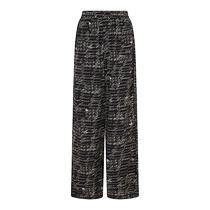 (New) dzzit casual pants 2024 autumn new hand-painted printed urban relaxed pants for women