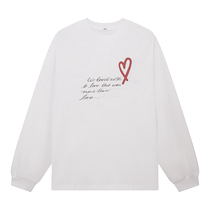(New) dzzit long-sleeved T-shirt 2024 autumn new hand-painted print design romantic tops for women