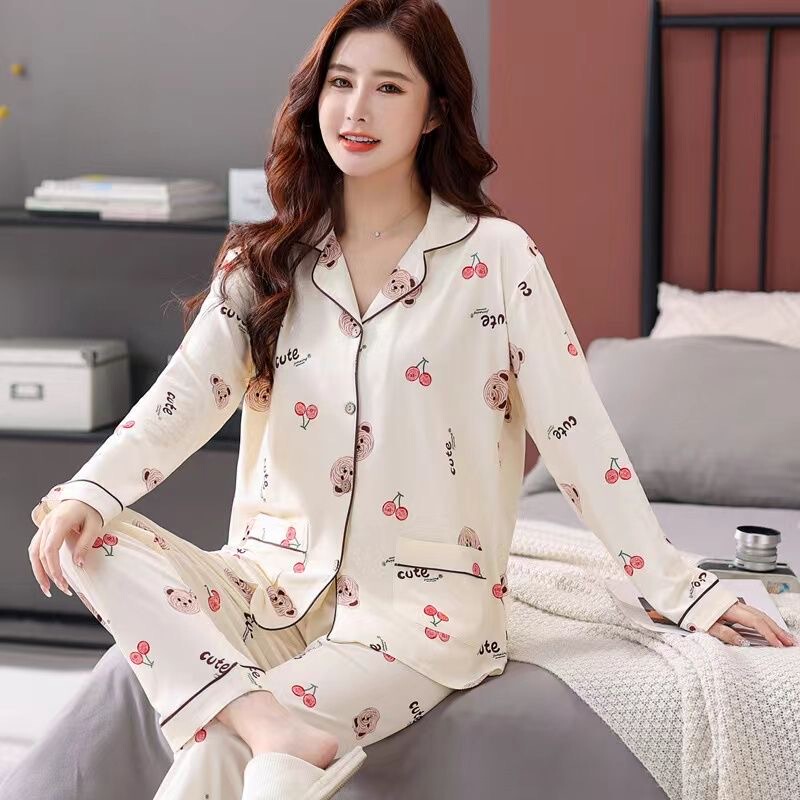 2026 New Style Women's Spring and Autumn Maternity Wear, Long-Sleeve Turn-Down Collar Postpartum Nursing Homewear Set 2026 New Style Women's Spring and Autumn Maternity Wear, Long-Sleeve Turn-Down Collar Postpartum Nursing Homewear Set