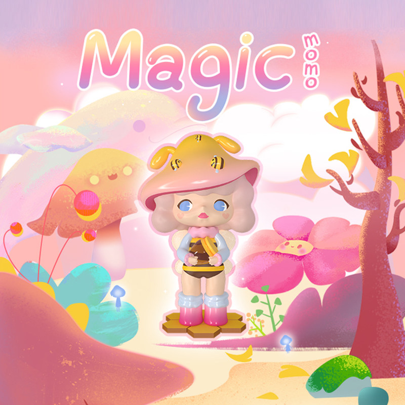 Magic Momo Magic Mushroom Blind Box Girl Net Red 2021 New Paparazzi Model Whole Set of Genuine