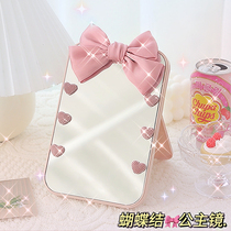  Makeup mirror net red large simple modern Nordic style princess dressing mirror girl desktop folding desktop mirror