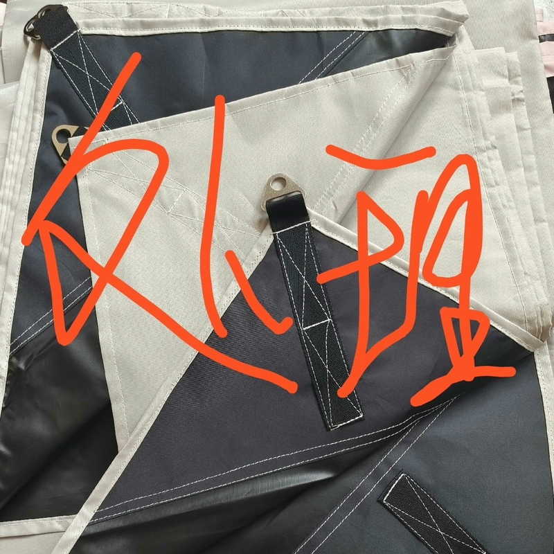 Thickened Canopy Black Vinyl Tarpaulin Large Size Black Vinyl Canopy Outdoor Rain Cover Sunshade Cloth