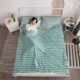 bông khách sạn khăn trải giường chăn cầm tay đơn hoặc kép khách sạn bên ngoài vào kinh doanh du lịch siêu nhẹ rửa sạch trên túi ngủ bẩn - Túi ngủ tui ngu van phong