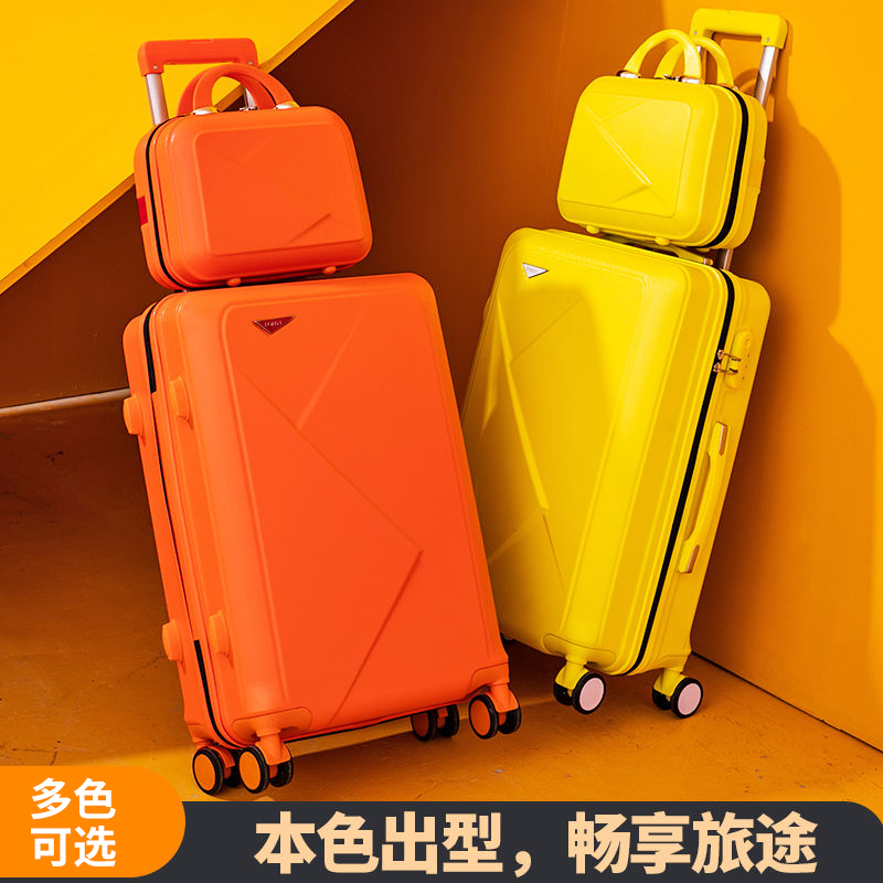 Suitcase female ins net red small 20 travel pull box student universal wheel tide male 24 inch suitcase password 28