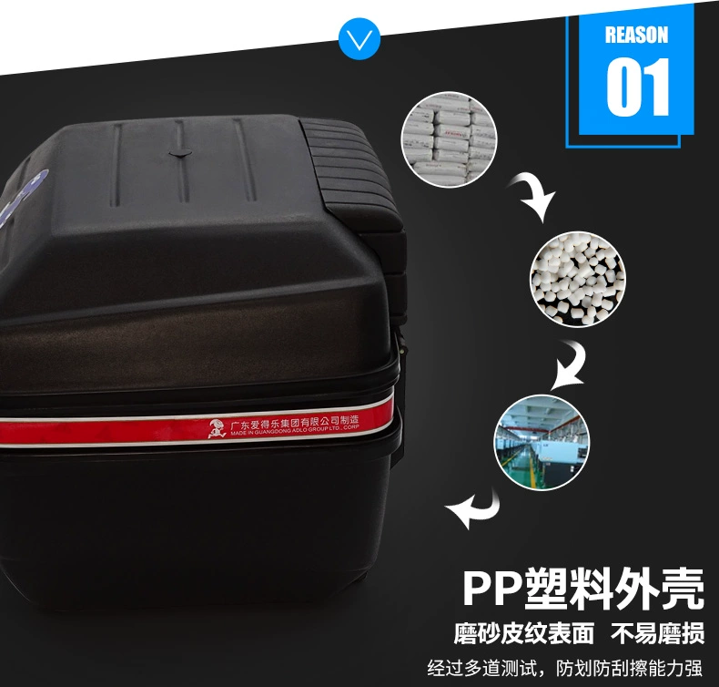 Aidele 992 Đuôi xe máy Xe điện Thân xe trung bình Hộp công cụ chung Bàn đạp Hộp lưu trữ