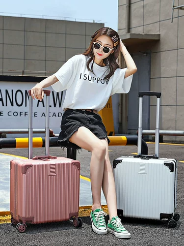 Брендовый чемодан, коробка для путешествий, 18 дюймов, популярно в интернете