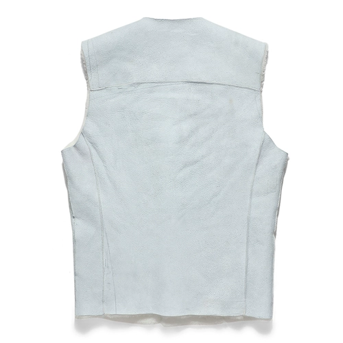 Демисезонная шерстяная удерживающая тепло куртка, мужской жилет, для среднего возраста, увеличенная толщина, из натуральной кожи