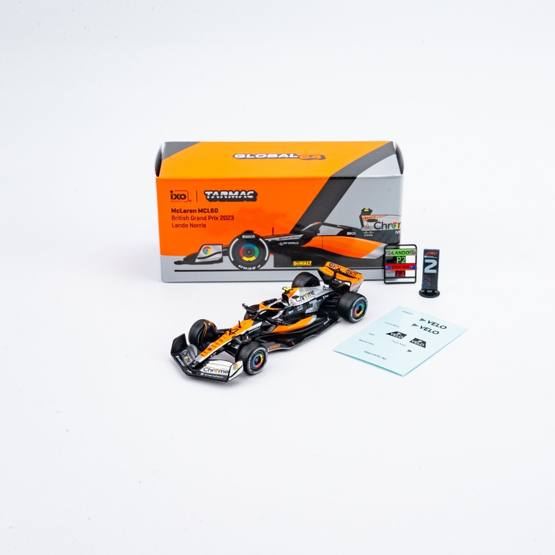Tw 1:64 Mclaren Mcl60 F1 Racing Car 2023 British Grand Prix Alloy Car Model