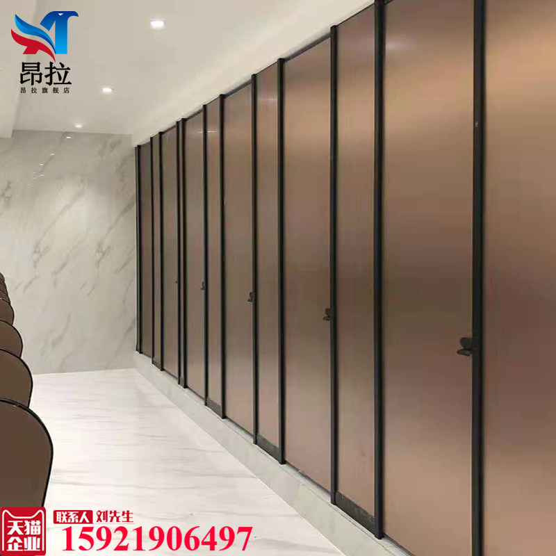 Powder room partition board School toilet partition board Anti-double agent factory toilet partition board Bathroom partition board waterproof PVC