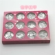 Dụng cụ làm móng Đặc biệt Vàng Lá Bạc Bạc Vàng Vàng và Bạc Tin Tinsel Tắc móng tay Nail Nghệ thuật Trang sức 12 Bộ đồ nghề làm nail