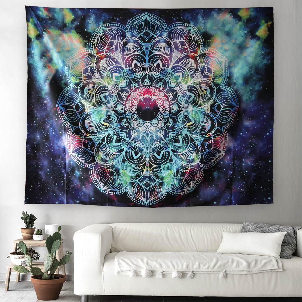 Color Mandolo Hanging Cloth Circles Ins Background Cloth Bedrooms Room Bedside Decorative Wall Bubohemian Tapestries