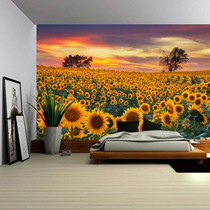INS Plant Flower Sunflower Tapestry Headboard Bedroom Decoration Hanging cloth Photography background wall cloth Tapestry Painting Tablecloth