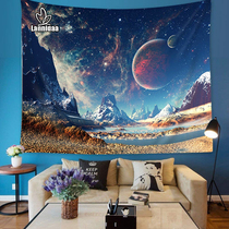 3D stereoscopic universe starry sky interstellar hanging cloth ins background cloth shooting decorative canvas Bedroom tapestry Wall cloth Tapestry