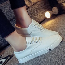 new Women Laced shoes lady white flat sport shoe casual sne
