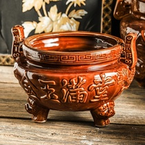 The incense burner household offering burnt sandalwood accessories incense bowl line incense sacrifice to the ancestor cemetery front Temple Guanyin for Buddha
