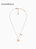 [New Year Gift] Emporio Armani/Armani's New Autumn and Winter Women's Four-Leaf Clover Tag Necklace