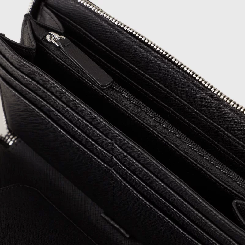 Длинный кошелек EMPORIO ARMANI/ для мужчин и женщин с молнией, держатель карт, для любимых